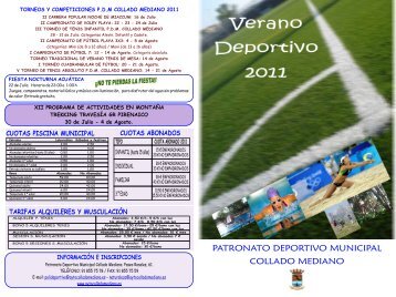 PATRONATO DEPORTIVO MUNICIPAL COLLADO MEDIANO