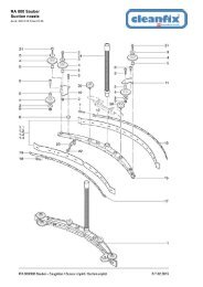 RA 800 Sauber Suction nozzle