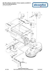 RA 700 ab Masch Nr.8344 <i>from machine no.8344</i> Valve and waterdistribution