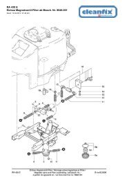 RA 430 E Einbau Magnetventil-Filter ab Masch Nr 8648.001