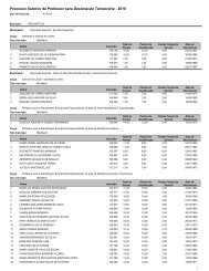 Processo Seletivo de Professor para Designação Temporária - 2010