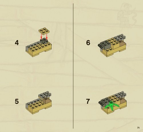 Lego Rise of the Sphinx 7326 - Rise Of The Sphinx 7326 Bi 3005/80+4-7326 V29/39 Book2 - 3