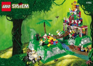 Lego The Secret Jungle Temple 5986 - The Secret Jungle Temple 5986 Build.Inst. 5986 - 1