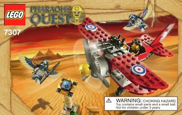 Lego Flying Mummy Attack 7307 - Flying Mummy Attack 7307 Bi 3004/52 - 7307 V 29/39 - 2