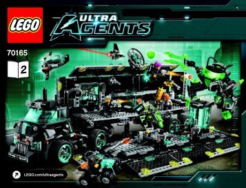 Lego Ultra Agents Mission HQ 70165 - Ultra Agents Mission Hq 70165 Bi 3019/80+4*- Book 2 V29 - 3