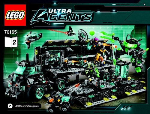 Lego Ultra Agents Mission HQ 70165 - Ultra Agents Mission Hq 70165 Bi 3019/80+4*- Book 2 V29 - 3