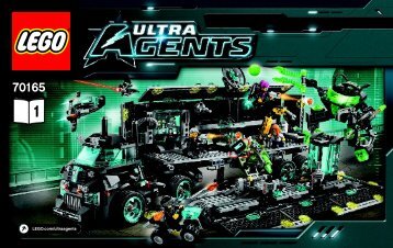 Lego Ultra Agents Mission HQ 70165 - Ultra Agents Mission Hq 70165 Bi 3004/72+4*- 70165 Book 1 V39 - 2