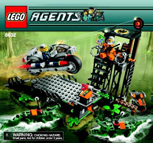 Lego Swamp Raid 8632 - Swamp Raid 8632 Build Instr 3005, 8632 Na - 2