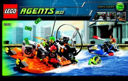 Lego River Heist 8968 - River Heist 8968 Bi 3004/48 - 8968 - 1