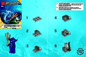 Lego Manta Warrior 8073 - Manta Warrior 8073 Bi 2001/ 2 - 8073 V 39 - 2
