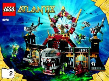 Lego Portal of Atlantis 8078 - Portal Of Atlantis 8078 Bi 3006/80+4 - 8078 V 29 2/2 - 3