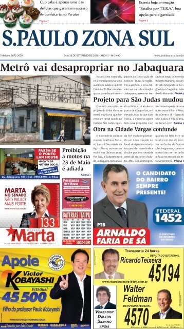 Download PDF - Jornal SÃ£o Paulo Zona Sul