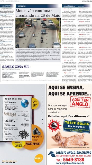 Download PDF - Jornal SÃ£o Paulo Zona Sul