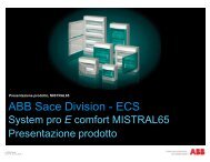 ABB Sace Division - ECS