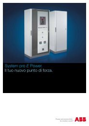 System pro E Power Il tuo nuovo punto di forza