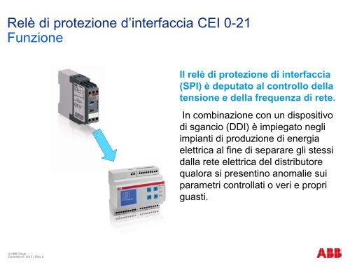 RelÃ¨ di interfaccia CEI 0-21 Prodotti e Sistemi di ... - Nuova Orsud