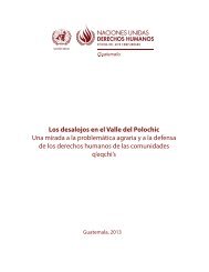 Los desalojos en el Valle del Polochic Una mirada a la problemÃ¡tica ...