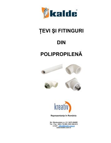 EVI I FITINGURI DIN POLIPROPILEN