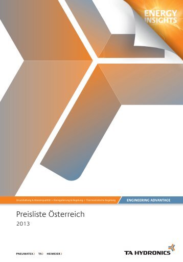 Preisliste Österreich