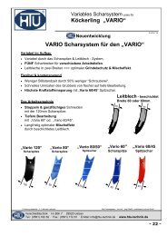 Köckerling „VARIO“ VARIO Scharsystem für den „VARIO“