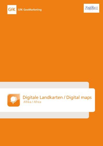 Digitale Landkarten / Digital maps