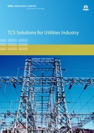 TCS Solutions for Utilities Industry