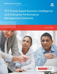 Oracle-based Business Intelligence and Enterprise - TCS