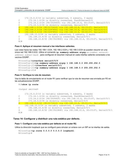 PrÃ¡ctica de laboratorio 9.6.1: PrÃ¡ctica de laboratorio de ...