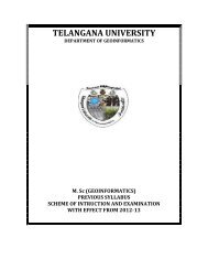 TELANGANA UNIVERSITY