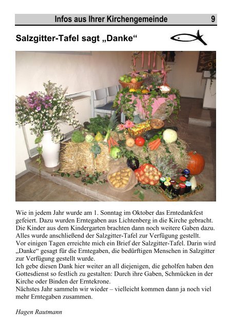 Gemeindebrief der Ev.-luth. Kirchengemeinde St. Petrus in Salzgitter ...