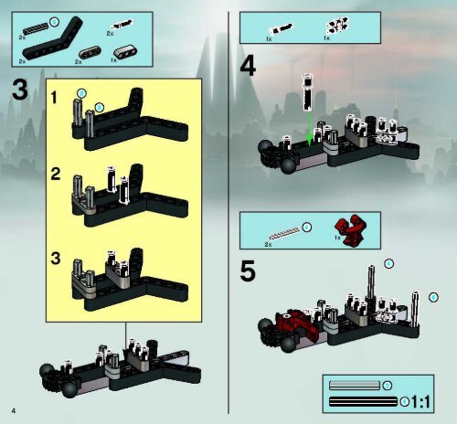 Lego BIONICLE&reg; Tri-Pack 10203 - Bionicle&reg; Tri-Pack 10203 Bi, 8756 - 4