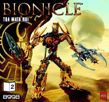 Lego Toa Mata Nui 8998 - Toa Mata Nui 8998 Bi 3005/48 - 8998 - 2/2 - 2