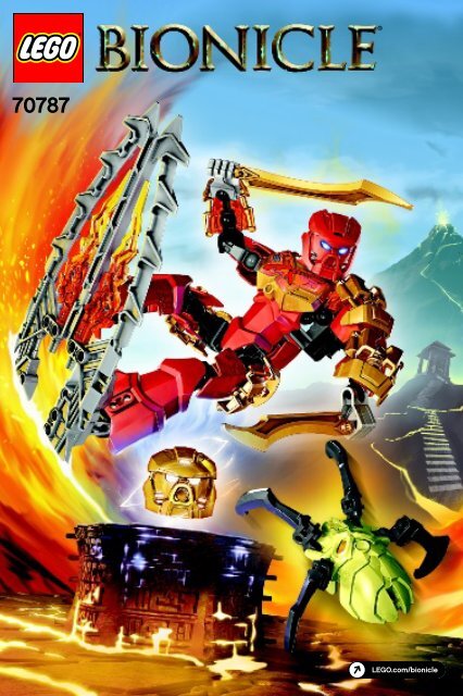Lego Tahu - Master of Fire 70787 - Tahu - Master Of Fire 70787 Bi 3002/40 -70787 V29 - 2