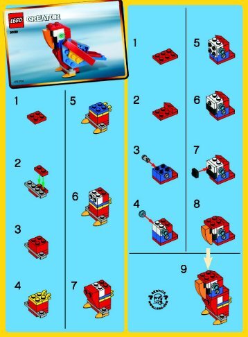 Lego Parrot 30021 - Parrot 30021 Bi 2002/ 2 - 30021 V29/110/111 - 1
