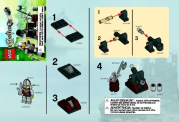 Lego Knight & Catapult 5373 - Knight & Catapult 5373 Building Instruc. 5373 Na 39 - 2