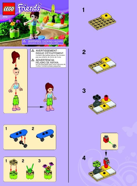 Lego Mia's Skateboard 30101 - Mia's Skateboard 30101 Bi 2002/ 2 - 30101 V39 - 1