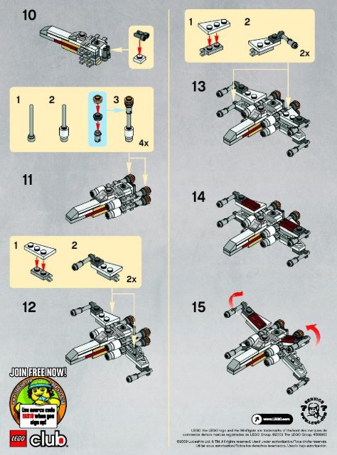 Lego X-wing 30051 - X-Wing 30051 Bi 2002/ 2 - 30051 V91 - 4