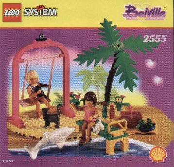 Lego GIRLS ON BEACH 2555 - Girls On Beach 2555 Building Instr. For 2555 - 1