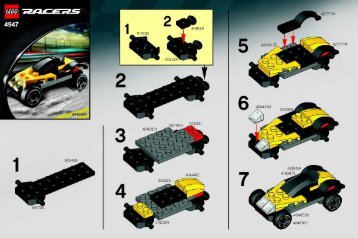 Lego Yellow Sports Car 4947 - Yellow Sports Car 4947 Bi 4947 - 1