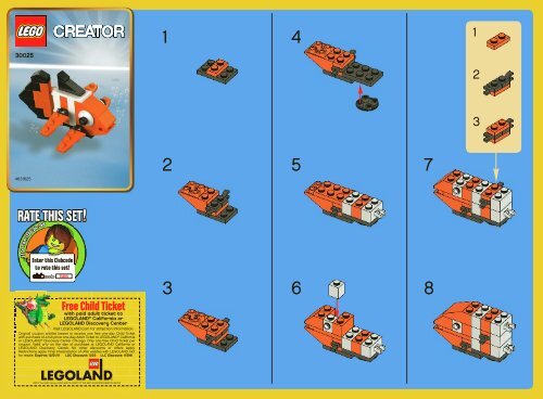 Lego Clown Fish 30025 - Clown Fish 30025 Bi 2002/ 2 - 30025 V. 140 - 2