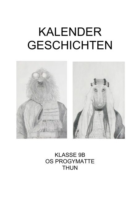 Kalendergeschichten - Progymatte