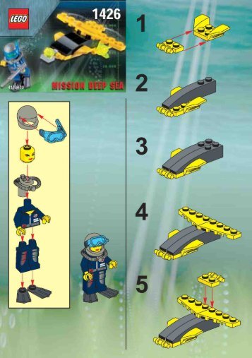 Lego ALPHA TEAM WING DIVER 1426 - Alpha Team Wing Diver 1426 Bi 1426 - 1