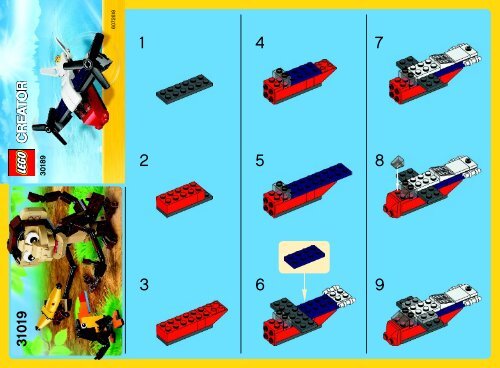 Lego Transport Plane 30189 - Transport Plane 30189 Bi 2002/ 2, 30189, V29 - 1
