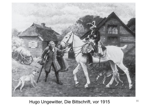 Friedrich II und den Bewohnern von Reitwein