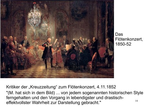 Friedrich II und den Bewohnern von Reitwein