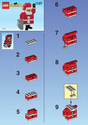 Lego SANTA CLAUS 1127 - Santa Claus 1127 Build.Inst. For 1127 In - 1