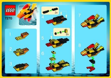 Lego Parrot 7270 - Parrot 7270 Bi, 7270 - 1