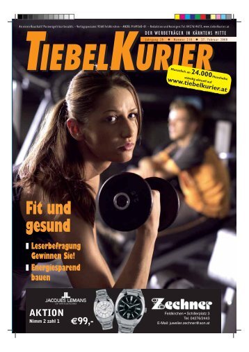 Fit und gesund - Tiebelkurier