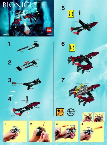 Lego Squid Launcher Function 6946 - Squid Launcher Function 6946 Building Instr 2002 6946 - 1