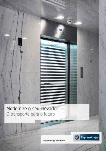 Modernize o seu elevador